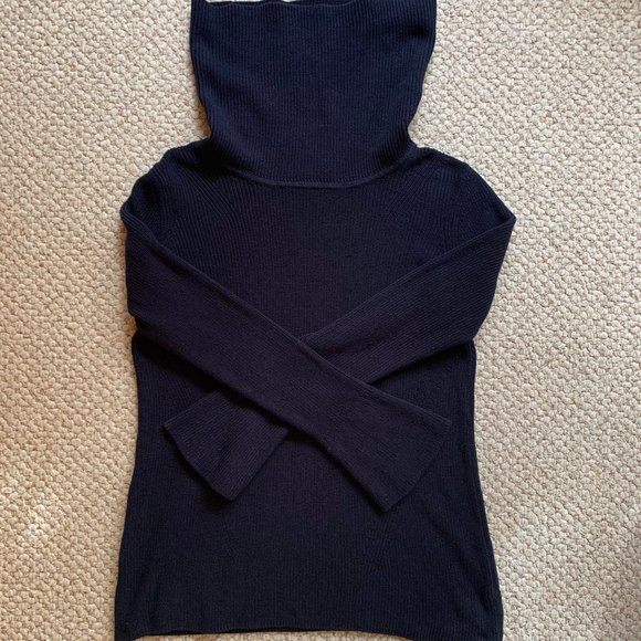 TALBOTS - Flounce Sleeve Cowlneck Sweater - Excellent Shape - Picture 7 of 10